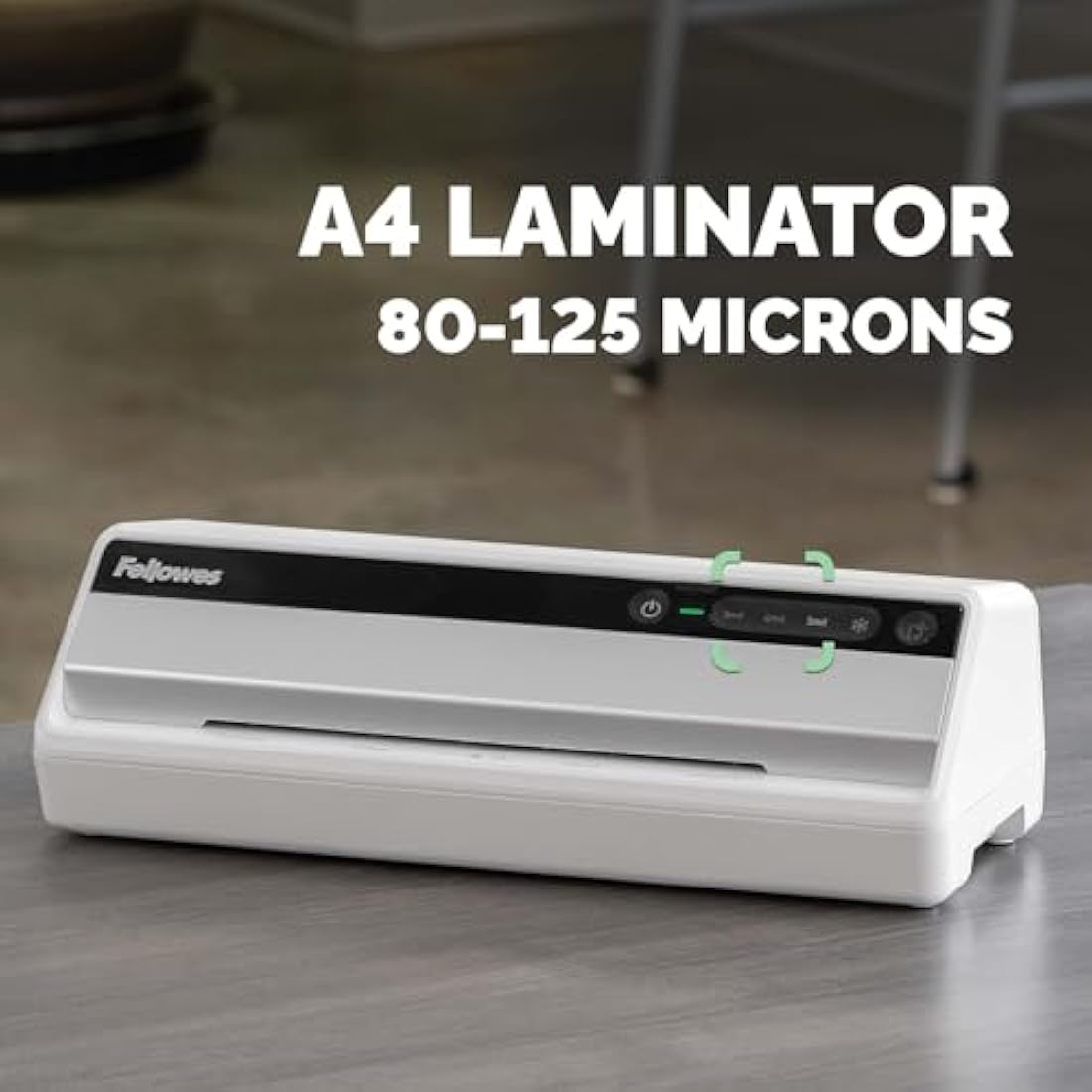 Fellowes Saturn A4 Laminator – InstaHeat 60s Warm-Up for Home & Office