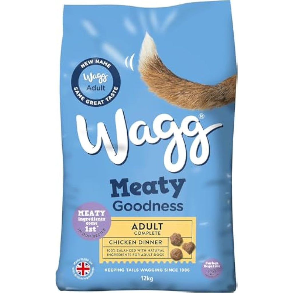 Wagg Chicken Dinner Dry Adult Dog Food – Meaty & Complete 12kg