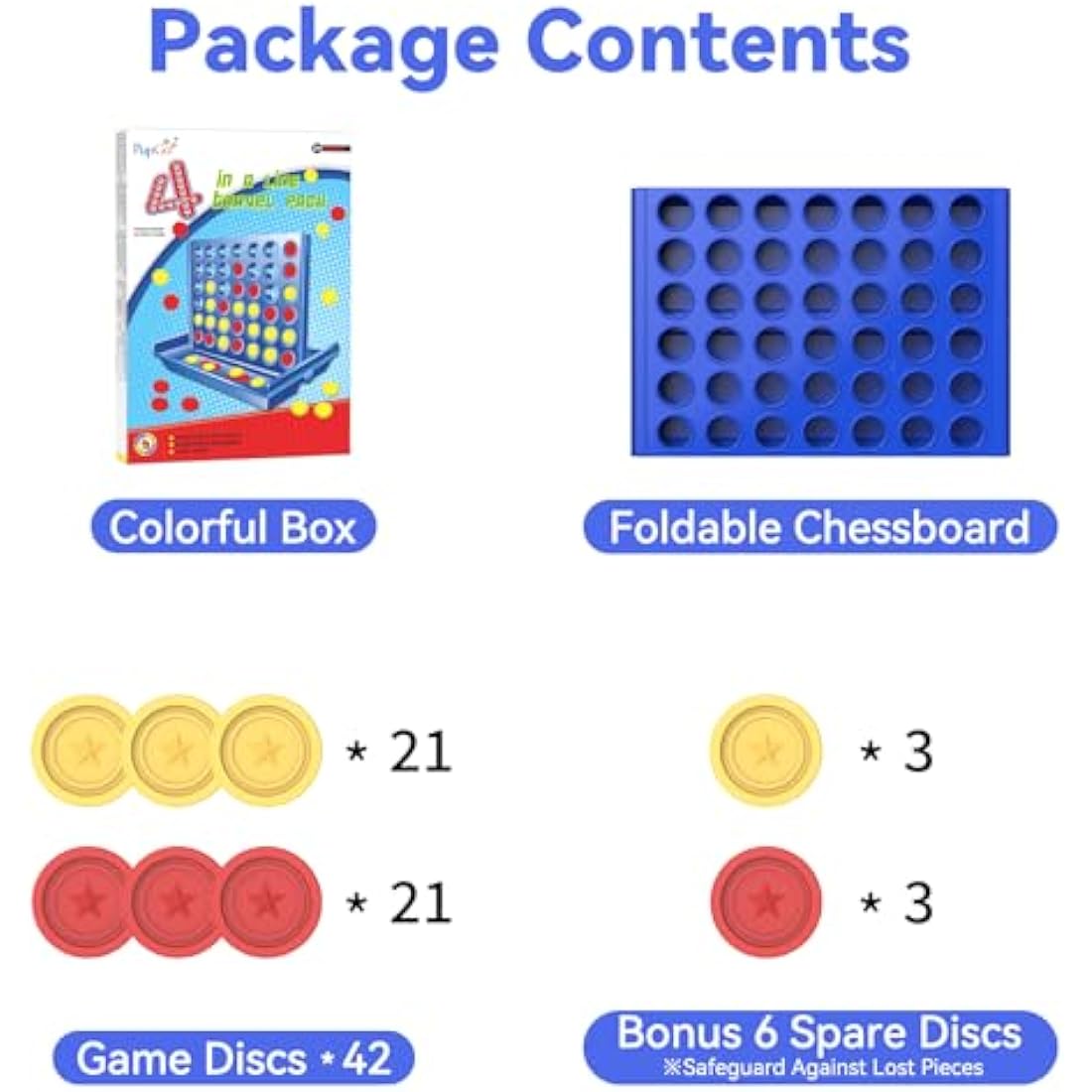 Pup Go 4 in a Row Board Game – Foldable Strategy Toy for Kids Ages 3-8