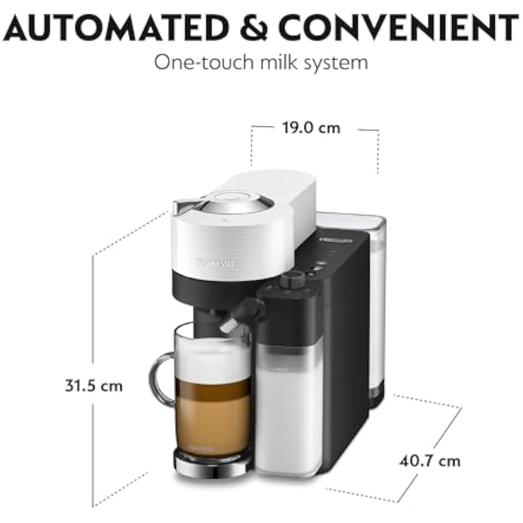 Nespresso Vertuo Lattissima by De'Longhi | Milk Frother Machine - White