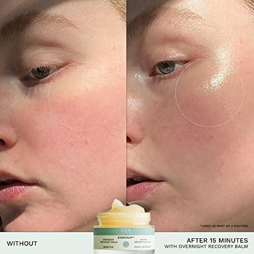 REN Clean Skincare Evercalm Overnight Recovery Balm for Sensitive Skin