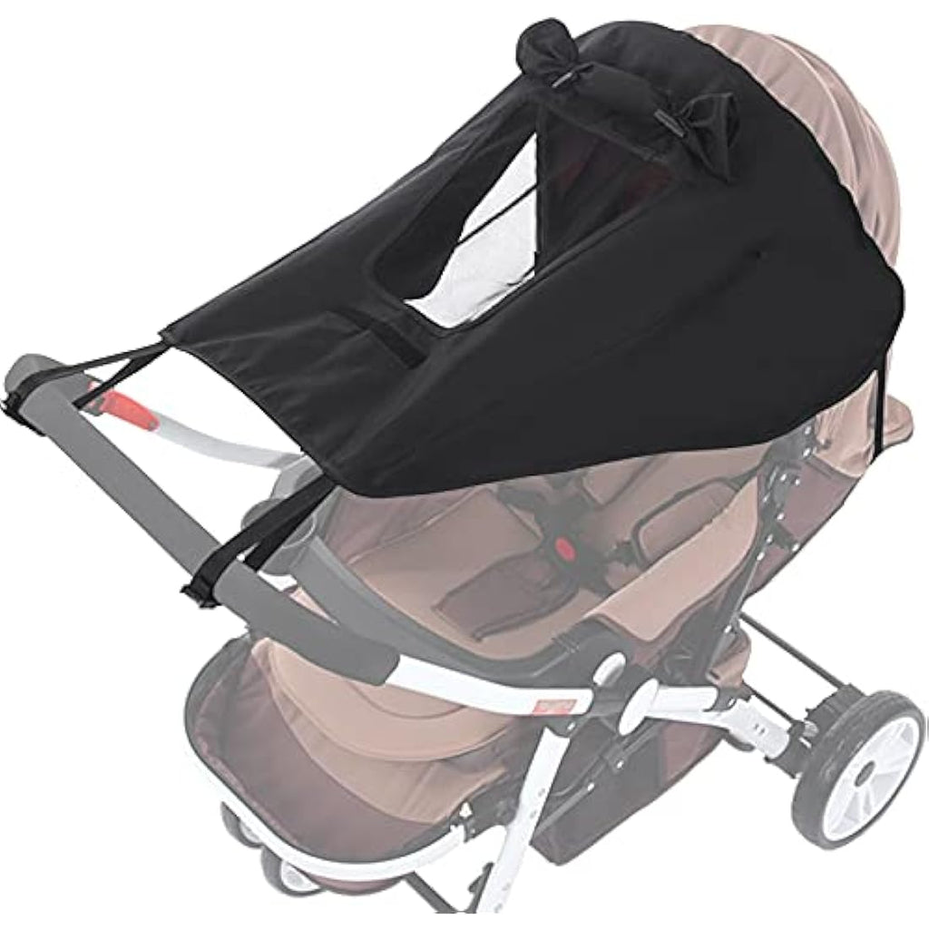 Universal Pram Sunshade – UV 50+ Stroller Cover, Black