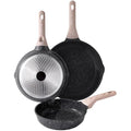Nonstick Frying Pan Set | 3-Piece Induction Skillet Set