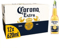Corona Extra Mexican Lager Beer - 12 x 620ml Large Sharing Bottles