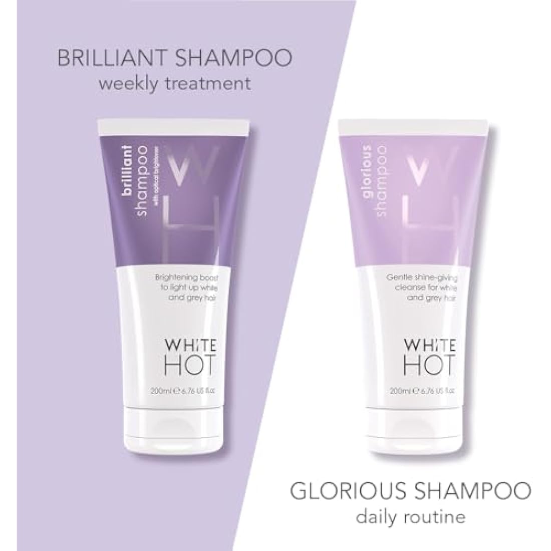 White Hot Cleanse & Condition Trio | Brightening Purple Shampoo & Conditioner