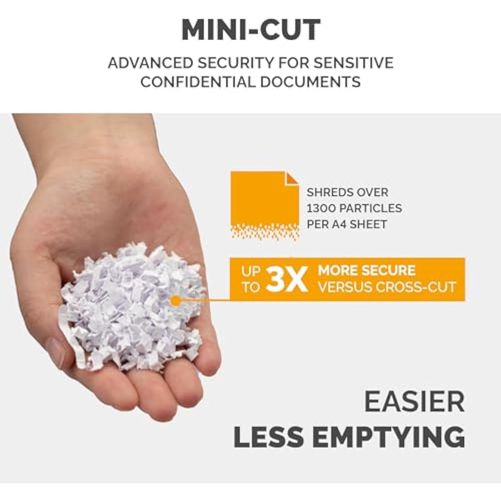 Fellowes AutoMax 90M Hybrid Paper Shredder | 90-Sheet Mini-Cut P-4