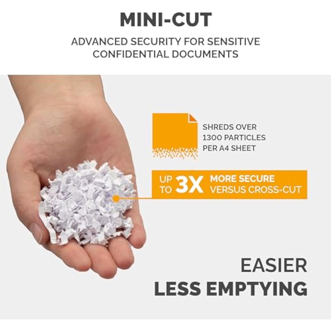 Fellowes AutoMax 90M Hybrid Paper Shredder | 90-Sheet Mini-Cut P-4