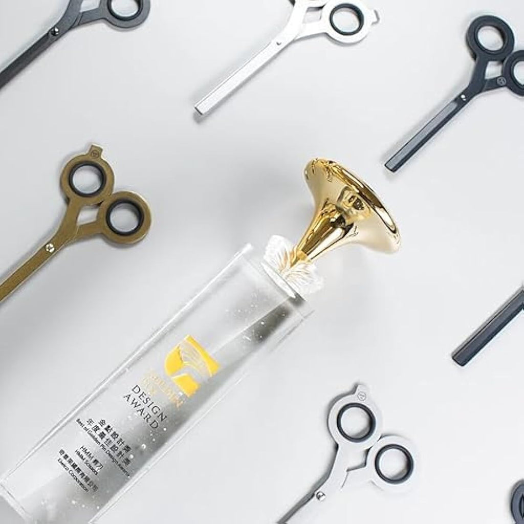 HMM Gold Table Scissors | Japanese Stainless Steel with Base – Jolof Store