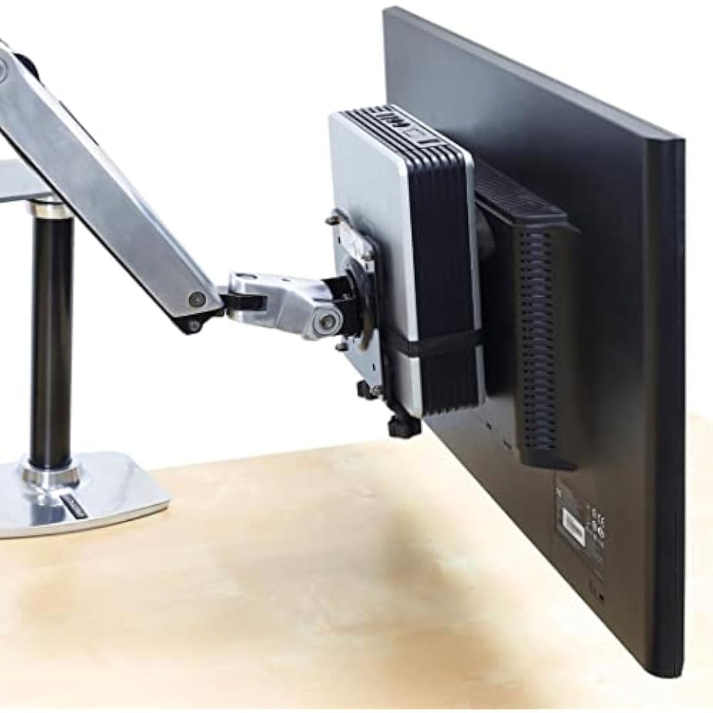 Ergotron Thin Client Mount | PC Holder & Pole Mounting Kit - Black