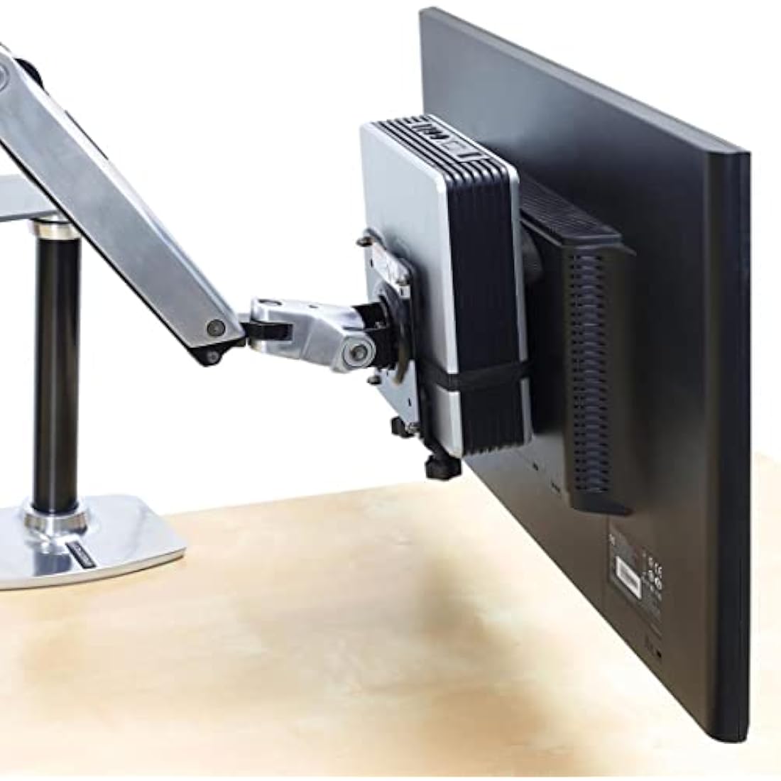 Ergotron Thin Client Mount | PC Holder & Pole Mounting Kit - Black