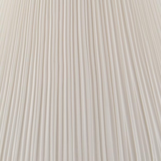 Aspen Creative Off-White Pleated Empire Lamp Shade with Spider Fitter