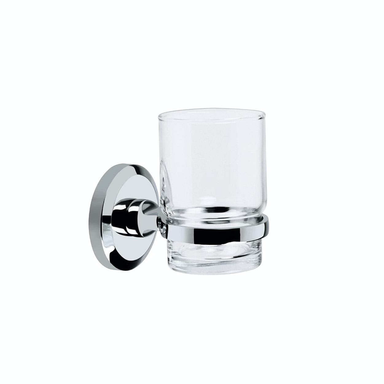 Bristan Solo Toothbrush and Tumbler Holder – Chrome Wall Mounted Brass