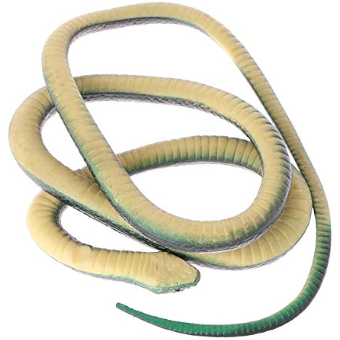 MAKFORT 1.3m Realistic Rubber Snake Toy – Flexible Prank Prop for Garden