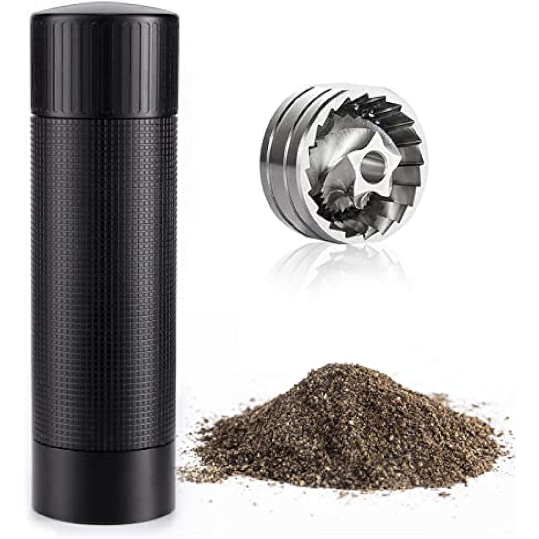Luvan Metal Pepper Mill – Adjustable Stainless Steel Manual Grinder