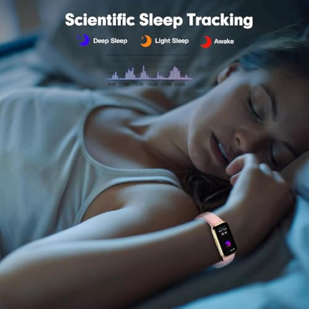 Meoonley Fitness Tracker - IP68 Waterproof Smart Watch with Heart Rate