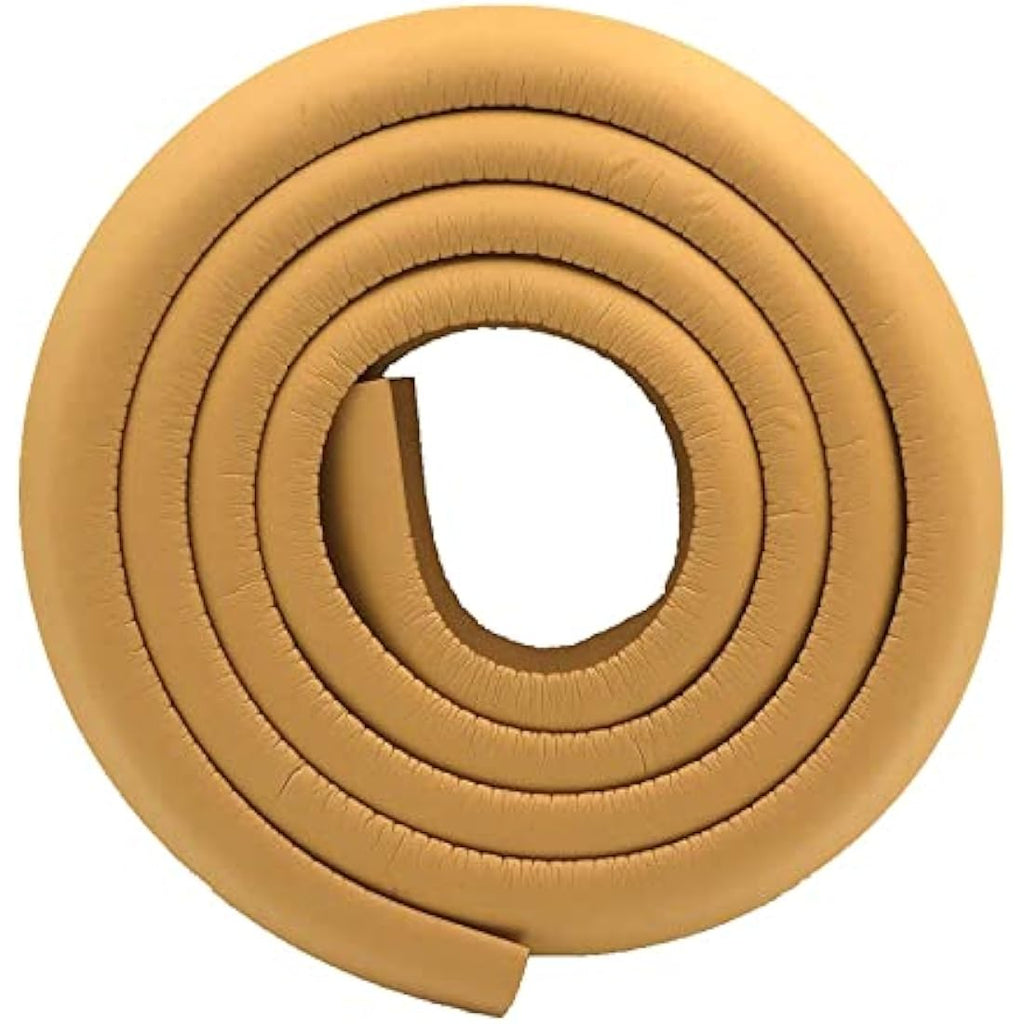 M2cbridge L-Shape Extra Thick Foam Edge Guard – Wood Color Baby Bumper