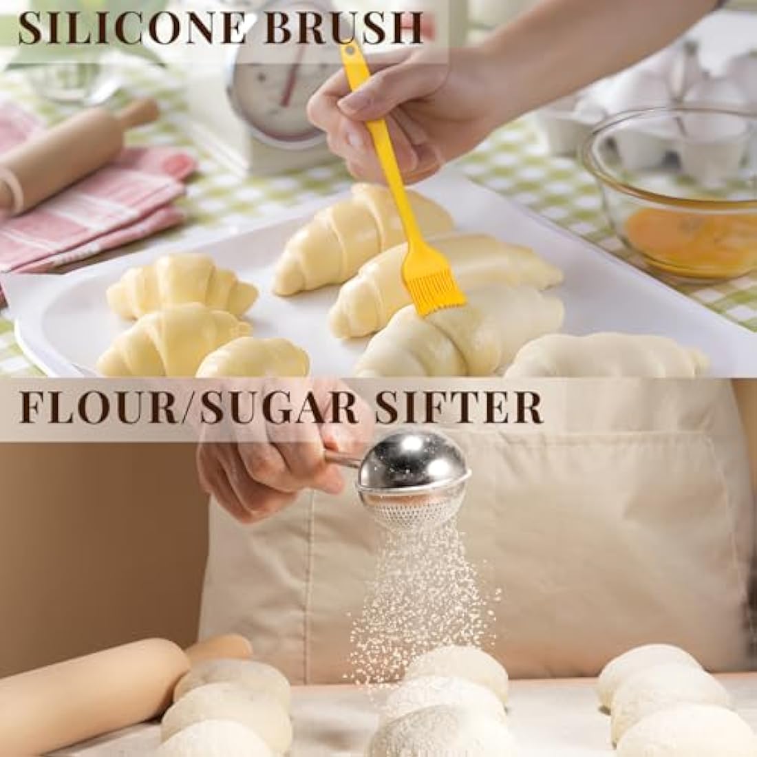 Sourdough Starter Kit | 9" & 10" Rattan Proofing Baskets