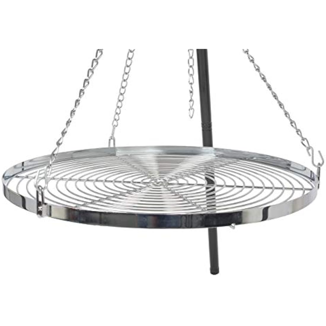 La Hacienda Tripod Grill – Adjustable Steel BBQ Firepit Accessory