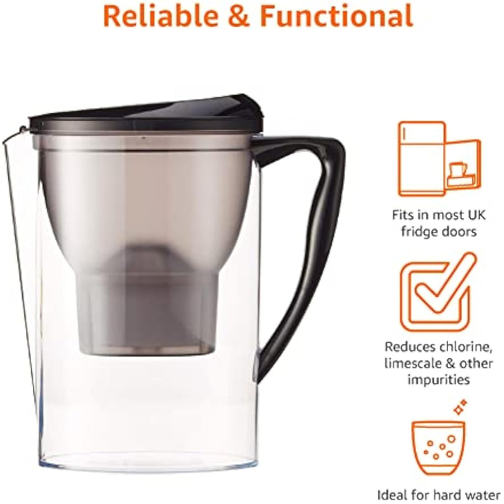 Jolof Store Water Filter Jug – 2.3L BPA Free Purification Pitcher