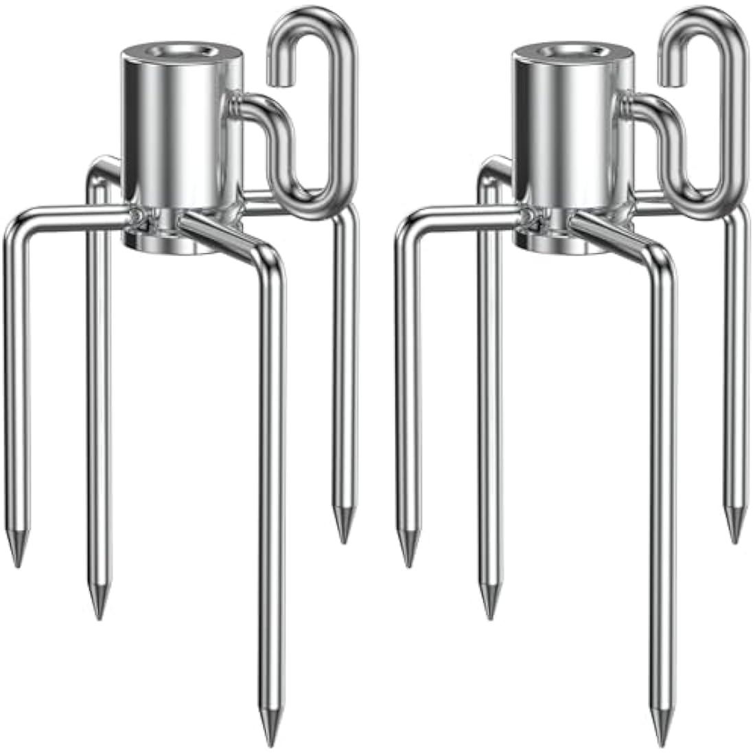 Onlyfire Rotisserie Skewer Forks for 8x8mm Square Spit Rods - 2 Pack