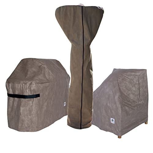 Duck Covers Elite 67-Inch BBQ Grill Cover – Waterproof Cappuccino