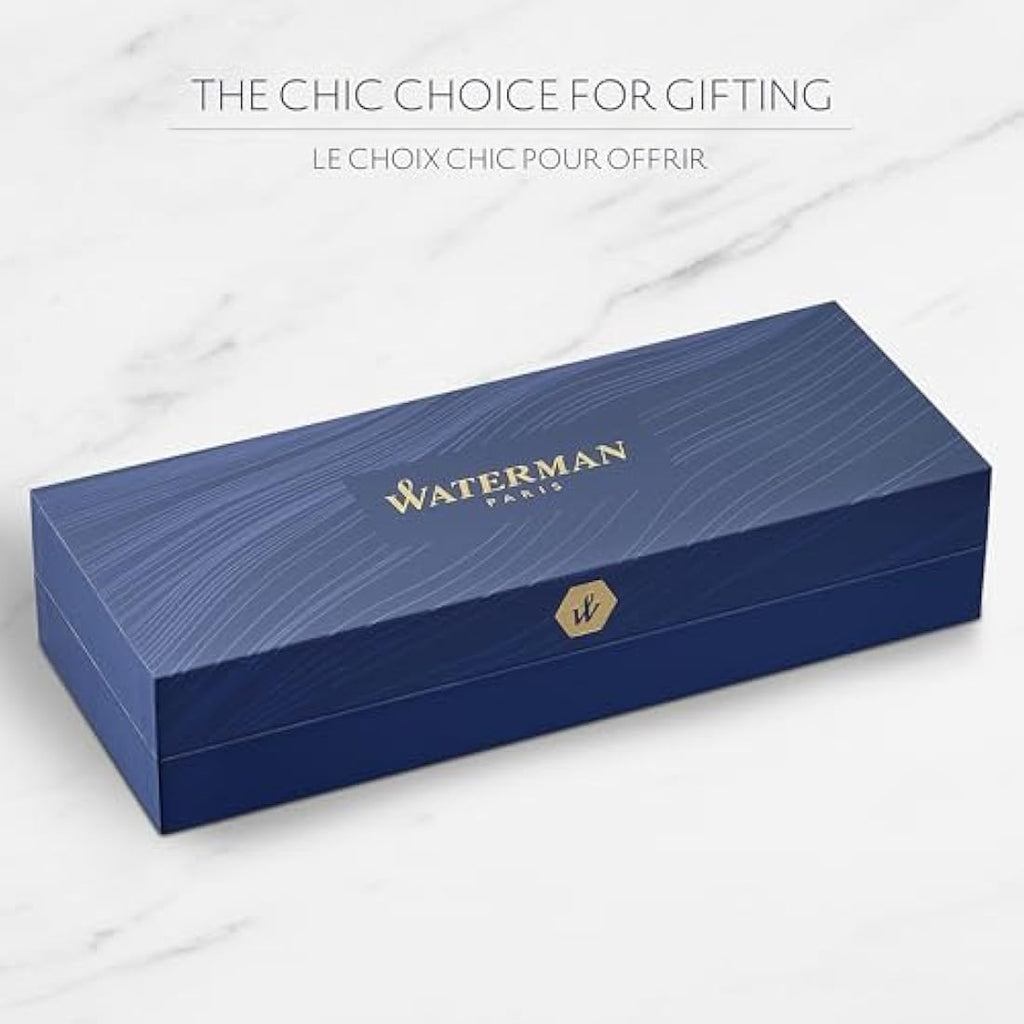 Waterman Hémisphère Fountain Pen – Metal & Green Lacquer, Fine Nib