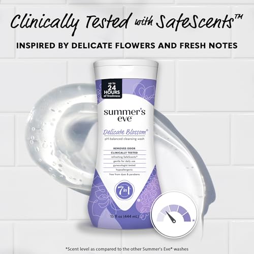 Summer's Eve Feminine Cleansing Wash – Delicate Blossom – 15 oz