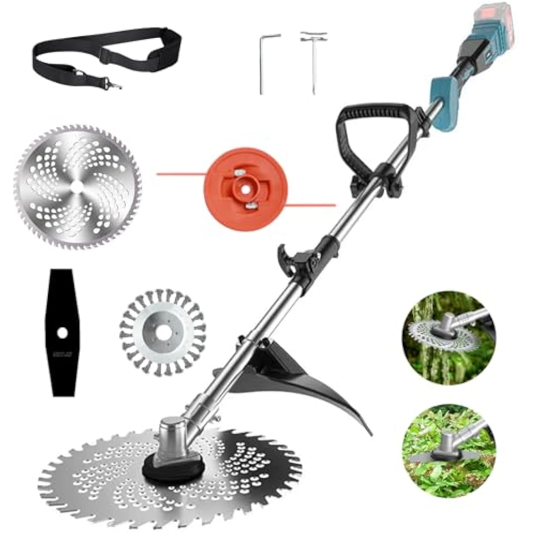 Jolof Store Brushless Cordless Strimmer for Makita 18V - 3-in-1 Edger