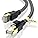 CABNEER Cat 8 Ethernet Cable 30M | 40Gbps 2000MHz Braided RJ45 LAN Cord
