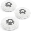 Jolof Store Microfibre Spin Mop Refills – 3 Pack Round Replacement Heads