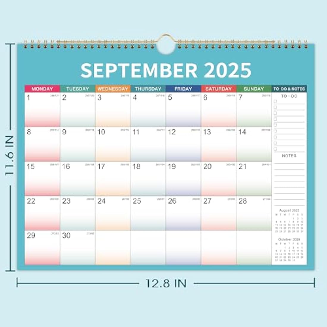 Jolof Store 2025-2026 Wall Calendar | 18-Month Large Monthly Planner