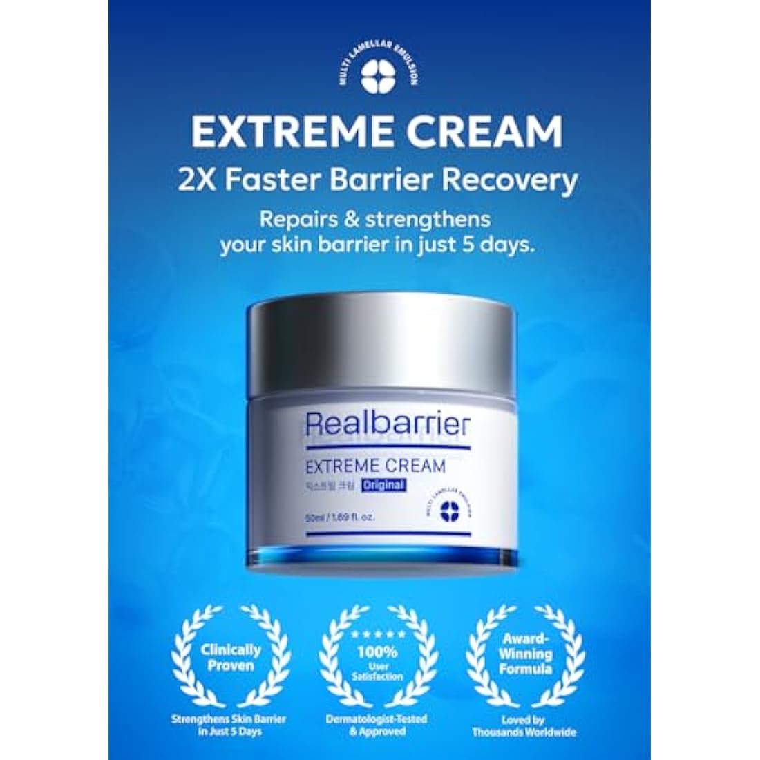 Real Barrier Extreme Cream – Ceramide Face Moisturizer for Sensitive Skin