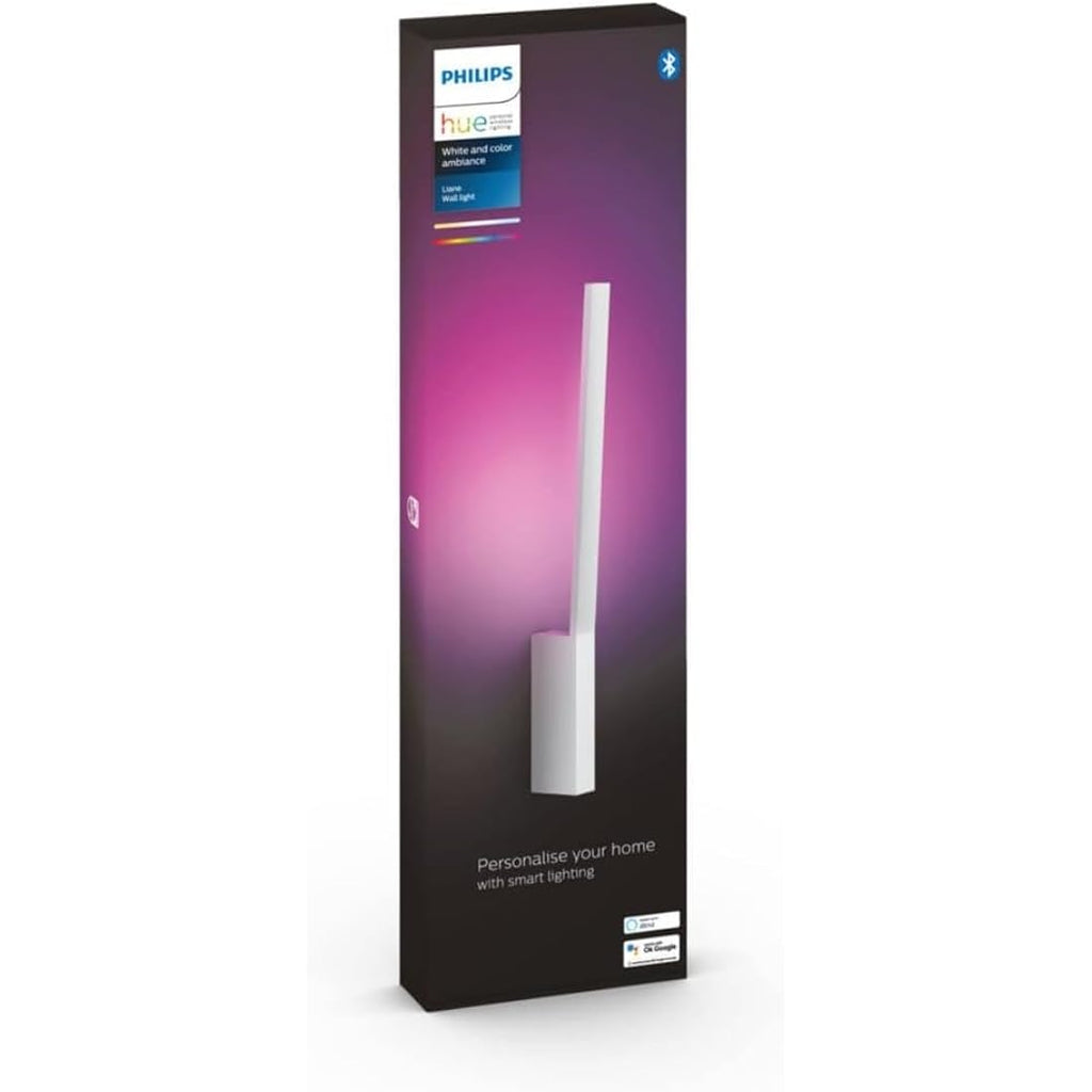 Philips Hue Liane Smart Wall Light – White & Color Ambiance LED