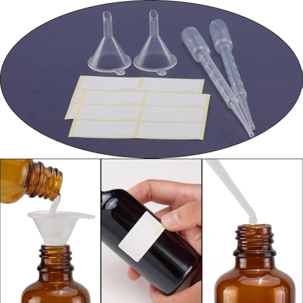Jolof Store 100ml Green Glass Spray Bottle for Essential Oils – 9 Pcs