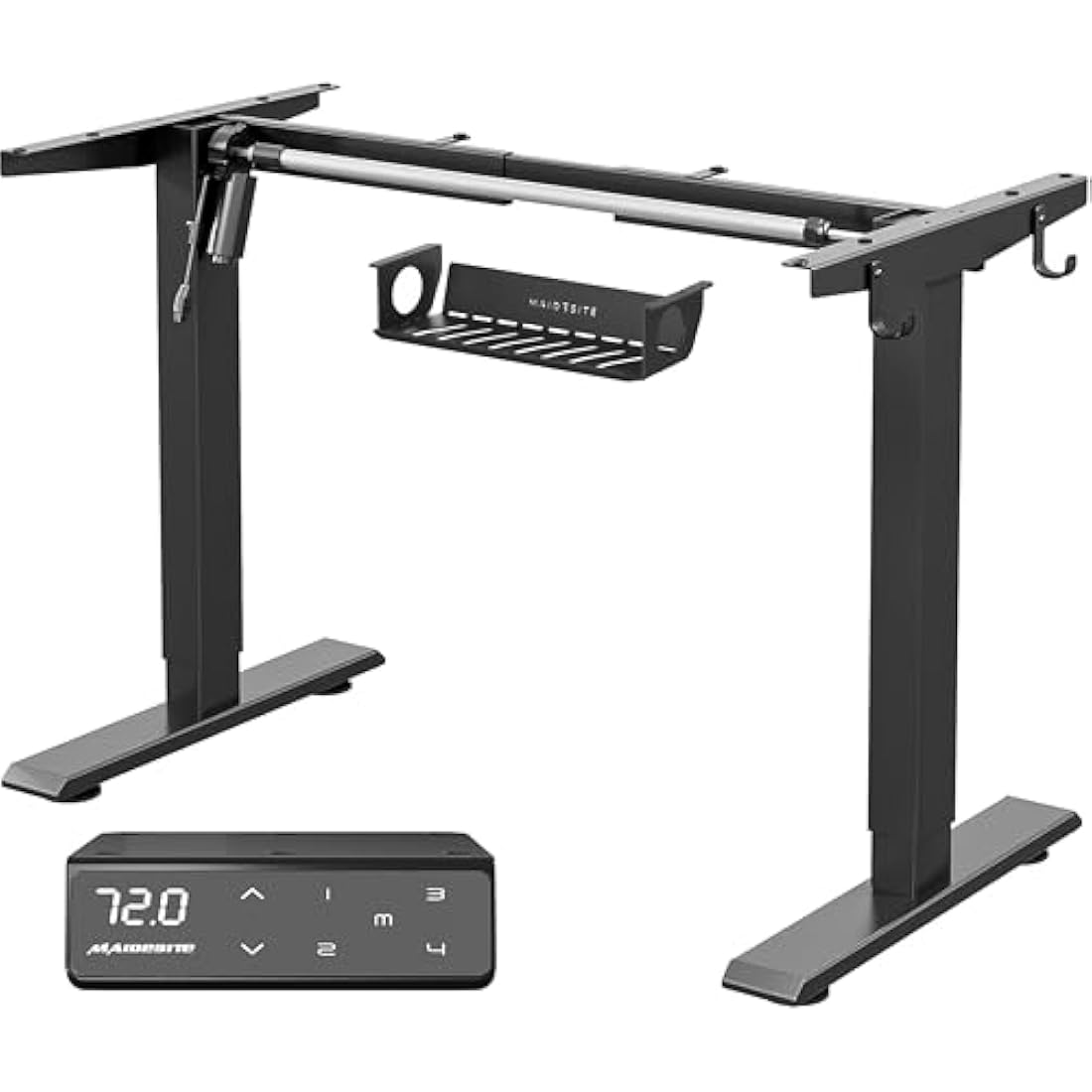 MAIDeSITe Electric Standing Desk Frame – Heavy Duty Steel Sit-Stand Base
