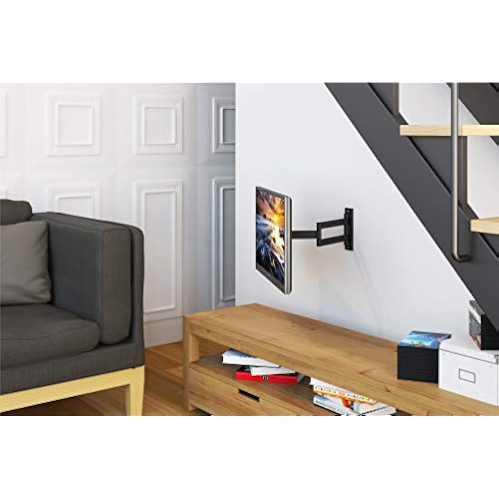 Newstar Full Motion TV Monitor Wall Mount | 10-27" Tilt & Swivel – Black