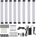 AIBOO Under Cabinet LED Light Bar Kit | Dimmable Warm White - 8 Panels
