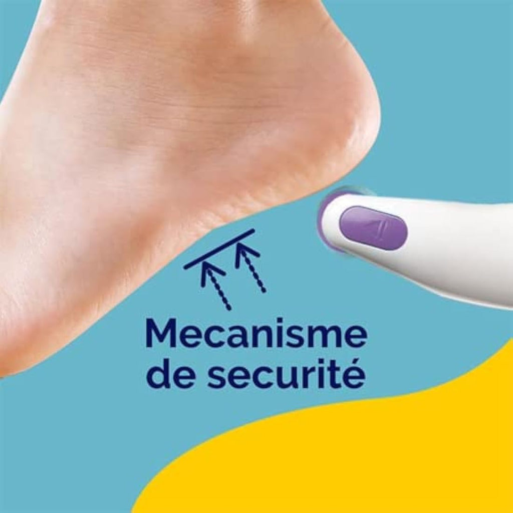 Scholl Velvet Diamond Electronic Foot File – Callus Remover Pedicure Tool