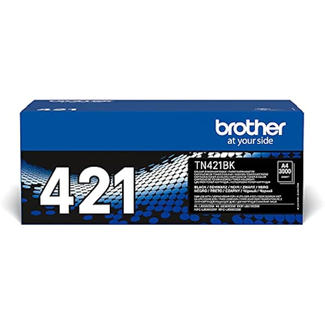 Brother TN-421BK Black Toner Cartridge - Genuine Standard Yield