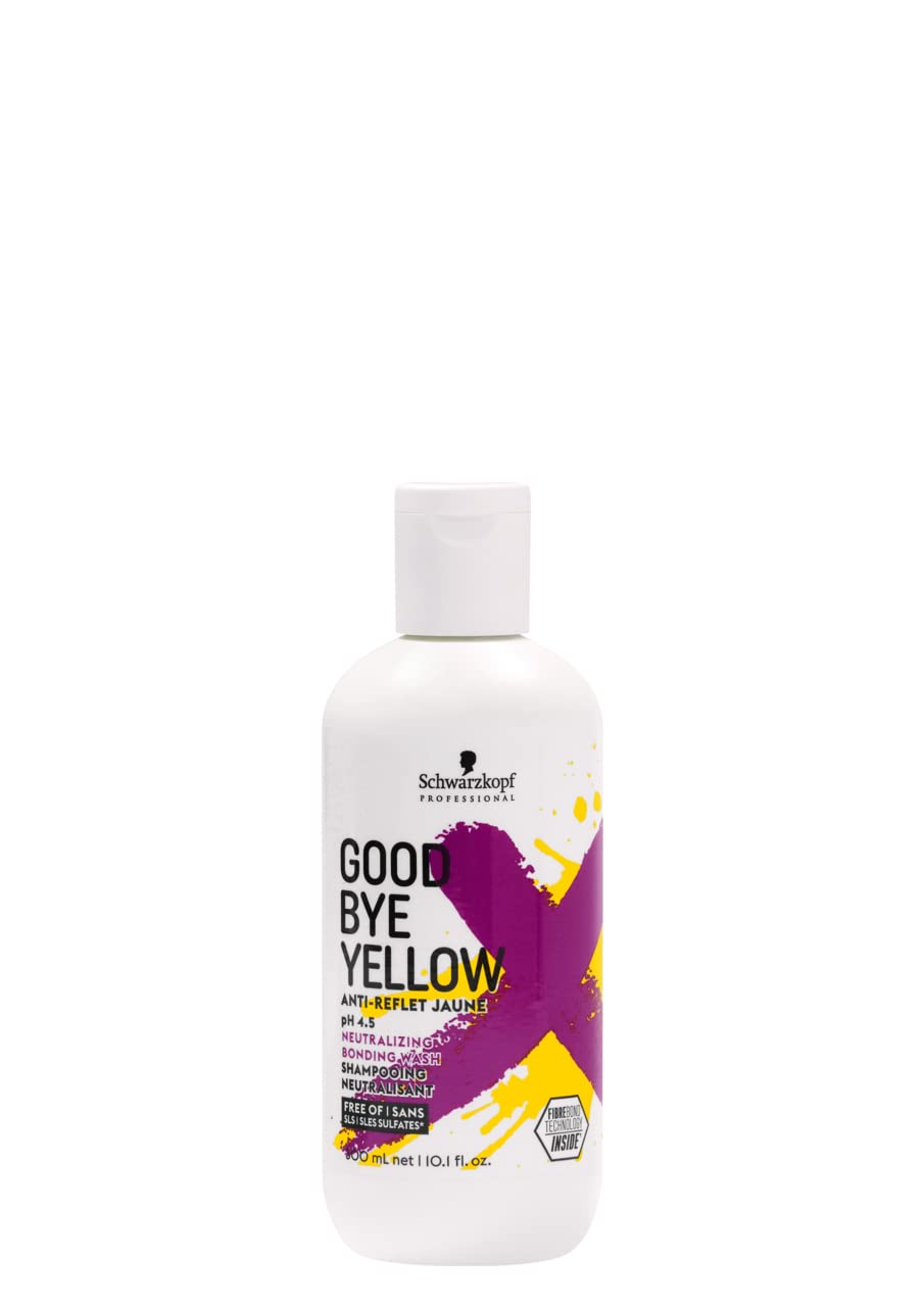 Schwarzkopf Goodbye Yellow Neutralizing Purple Shampoo - 300 ml