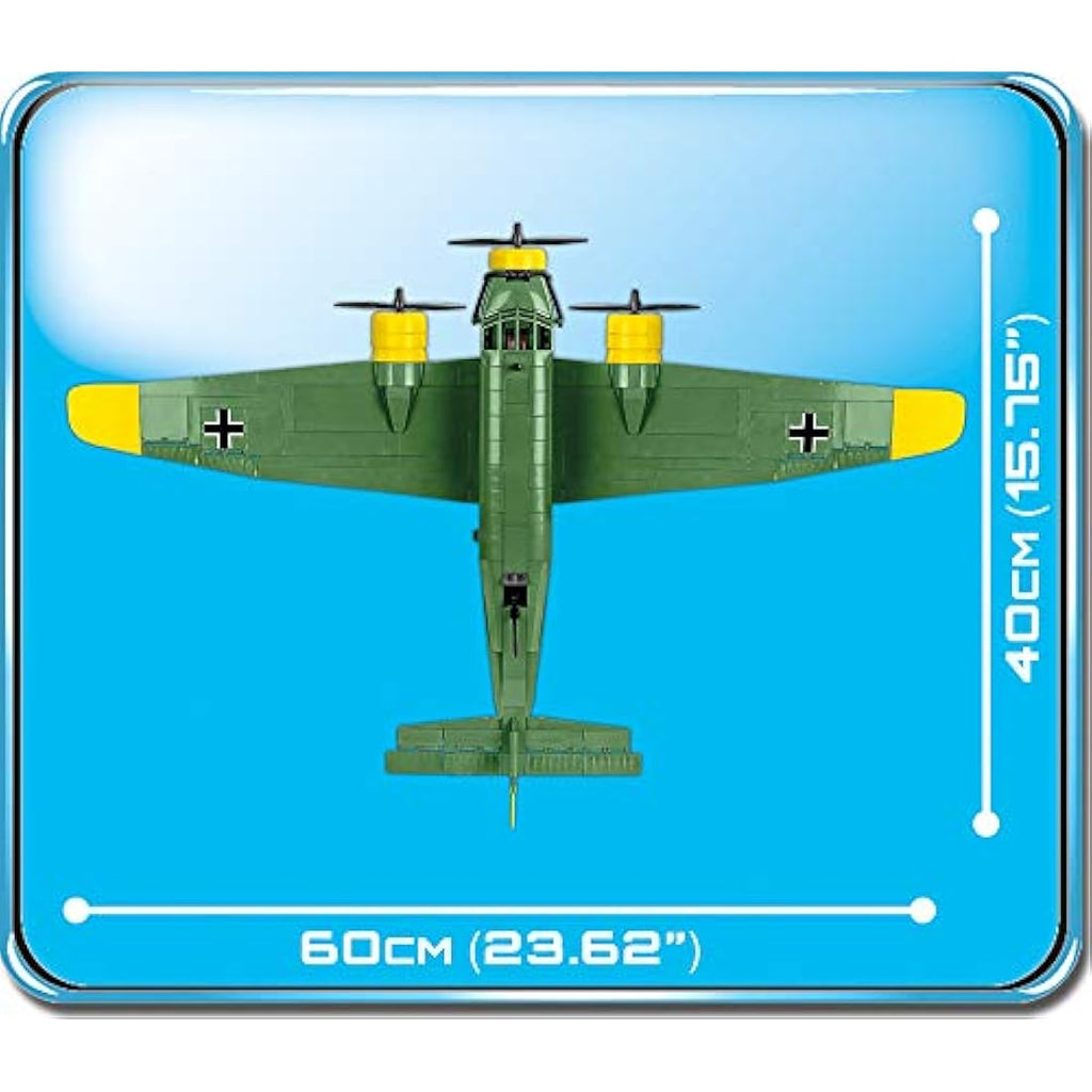 COBI 5710 Junkers JU 52/3M Building Blocks – 548 Piece Aircraft Model