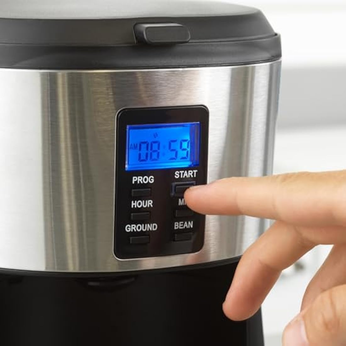 Salter EK4368 Bean to Jug Coffee Machine with Grinder and Digital Timer