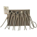 Jolof Store 6-Piece Stainless Steel Bonsai Tool Set with 210mm Cutters
