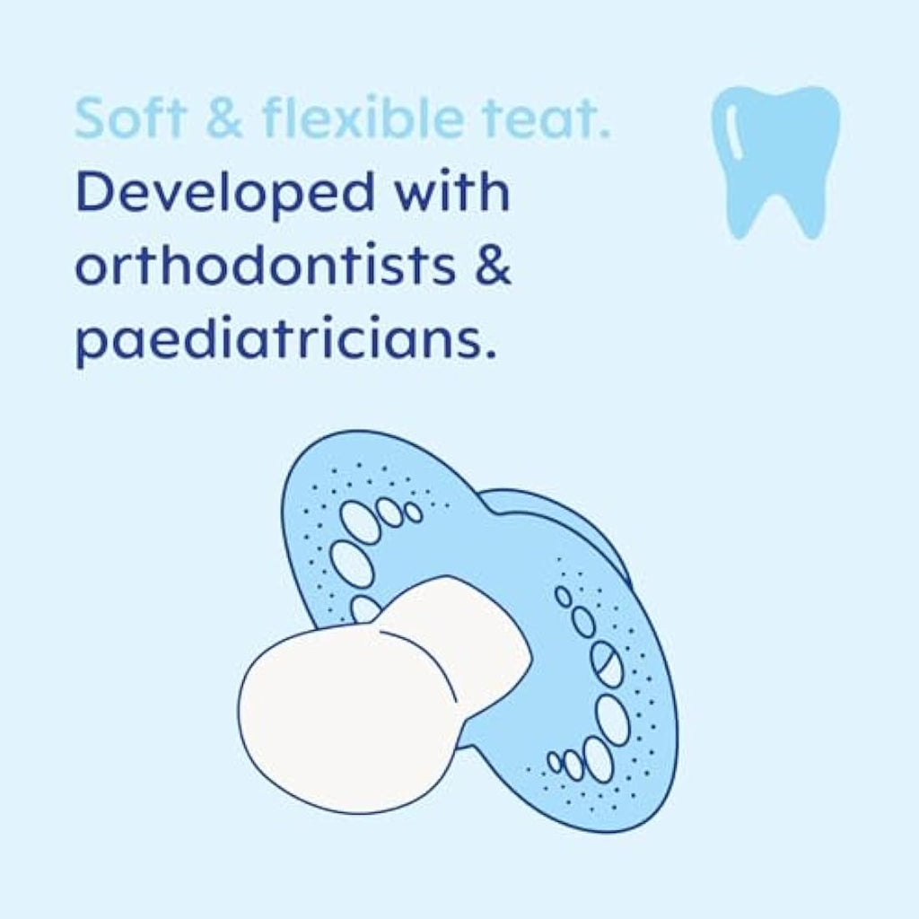 MAM Original Soothers | SkinSoft Silicone Orthodontic Dummy | 18-36m | 2pk