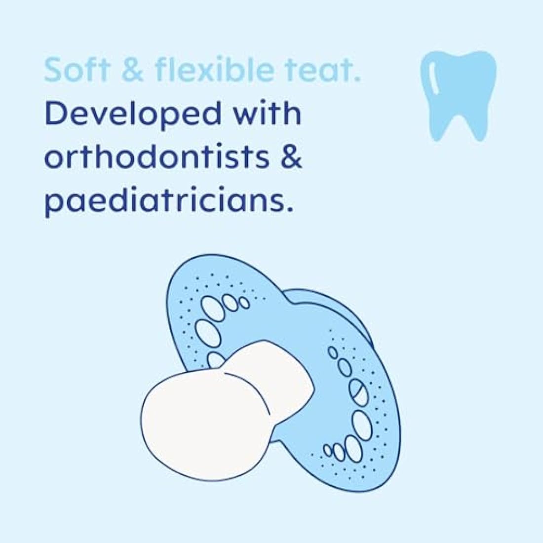 MAM Original Soothers | SkinSoft Silicone Orthodontic Dummy | 18-36m | 2pk