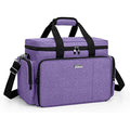 BAFASO Large Travel Makeup Bag | Professional Cosmetic Case - Purple