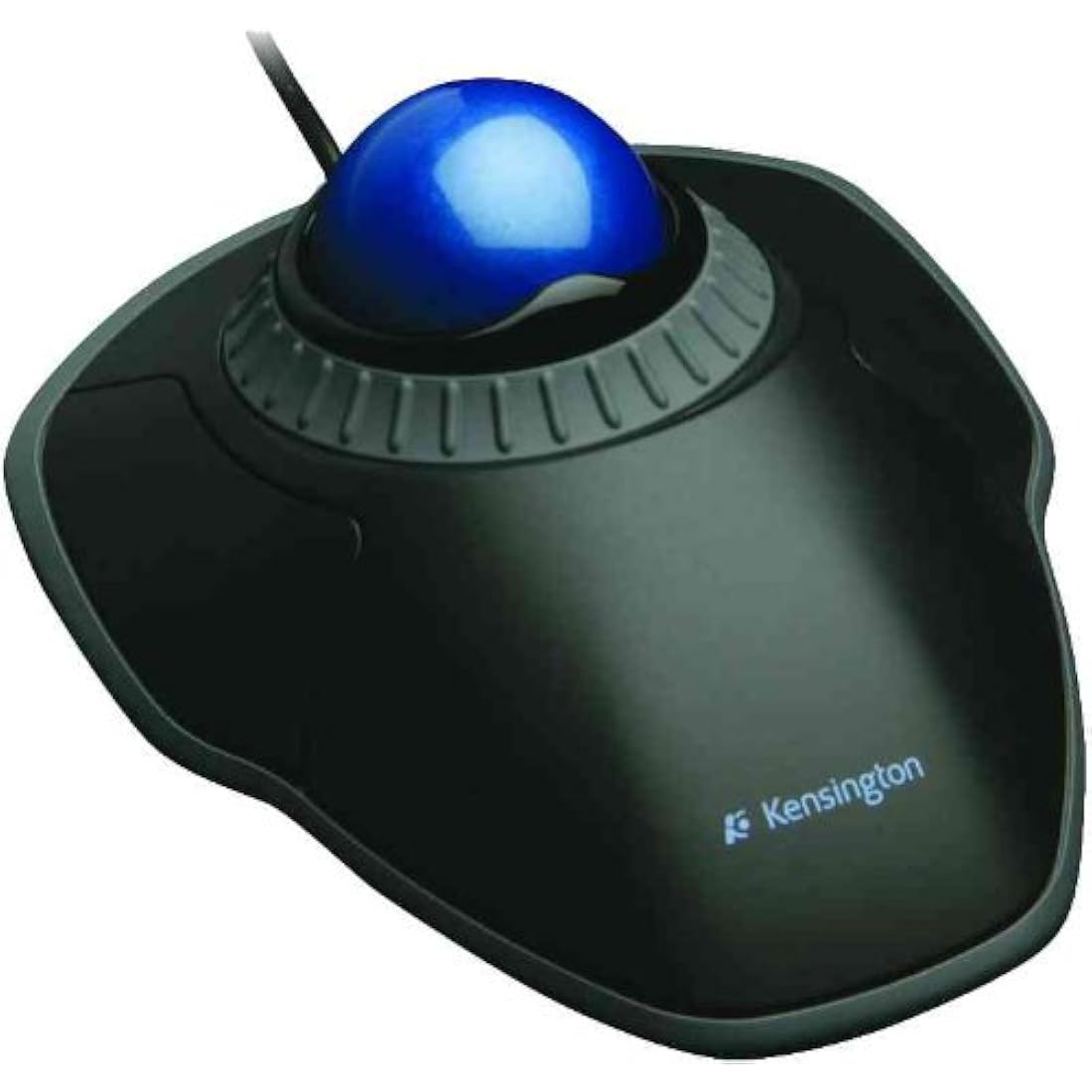 Kensington Orbit Wired Trackball Mouse with Scroll Ring – Blue
