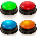 Learning Minds Answer Buzzers - Set of 4 Light & Sound Quiz Game Buzzers