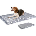 VANKEAN Reversible Dog Bed Mat – Waterproof Washable Crate Mattress, Grey