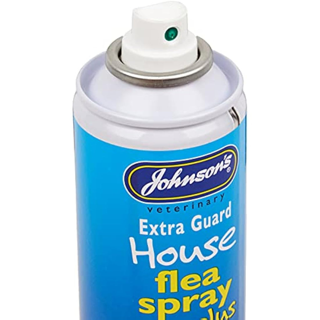 Johnson's Extra Guard Household Flea Spray - 250ml Home Insecticide